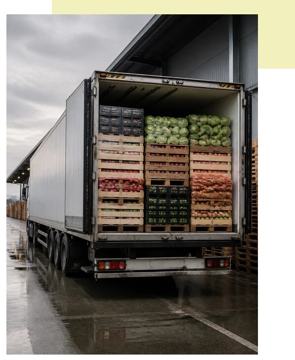 Перевозка плодоовощной продукции в Каспийск по цене от 5091 р. | Агросервис-Ксп