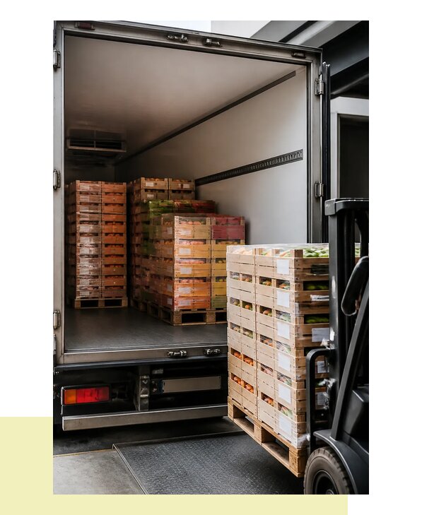 Перевозка сельхозпродукции на паллетах с доставкой в Каспийск